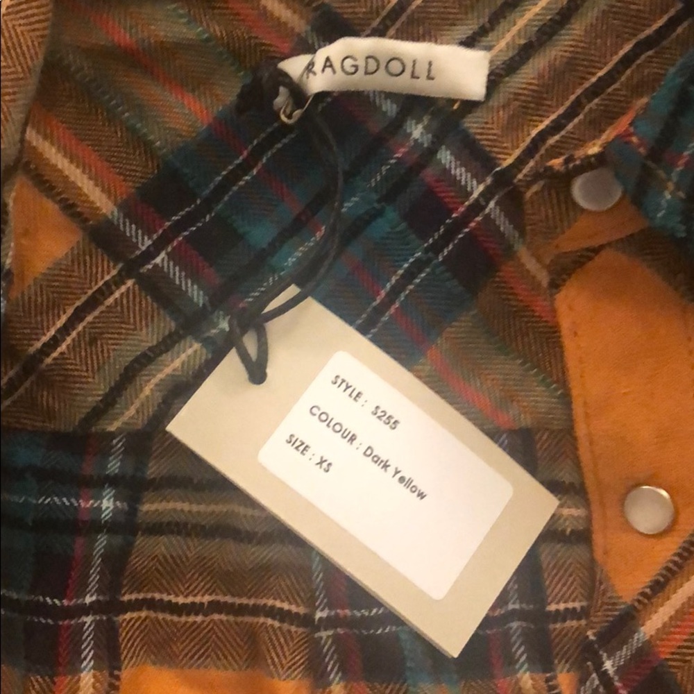 Ragdoll Yellow Checked Shirt - Picture 2 of 2